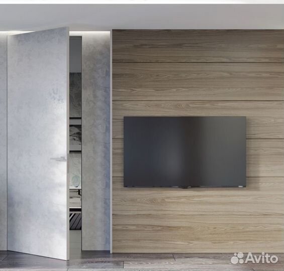 Скрытые межкомнатные двери под отделку