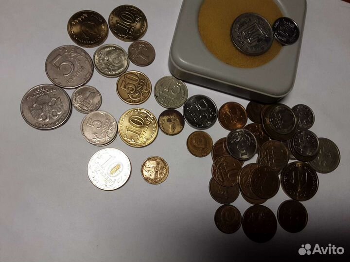 Монеты разных годов и государств