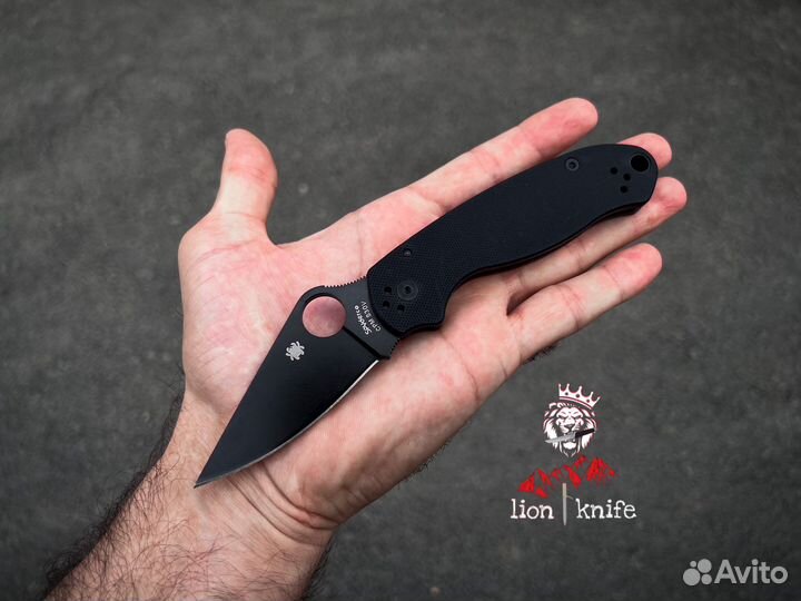 Нож spyderco paramilitary 3 black