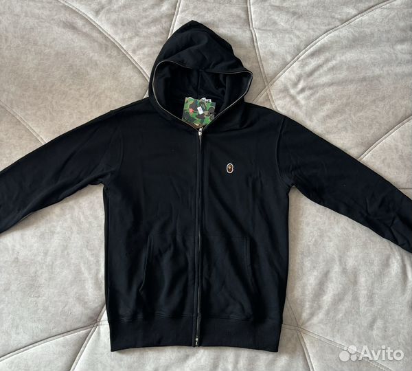 Зип худи bape черная