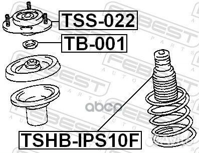 Пыльник амортизатора tshb-IPS10F tshbips10F Febest