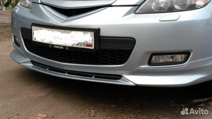 Обвес переднего бампера Mazda 3 Sport хэтчбек