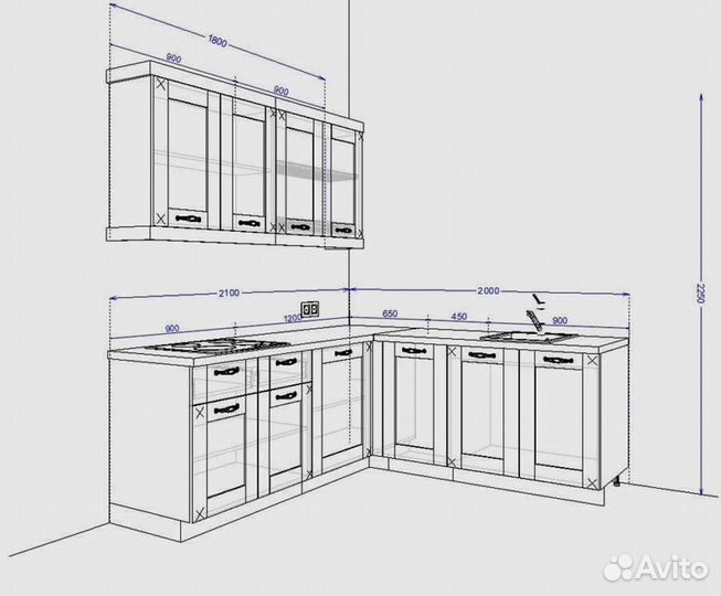 Встроенная кухня от производителя