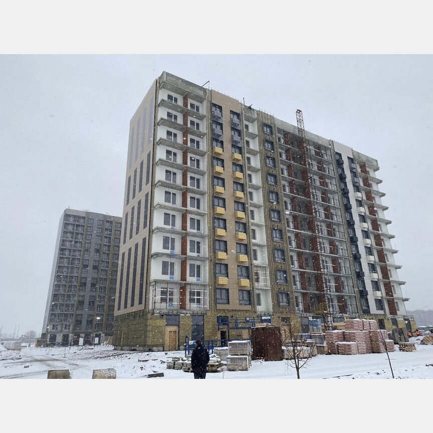 1-к. квартира, 34,2 м², 3/16 эт.