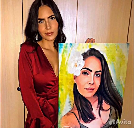 Портрет на холсте (любые размеры)