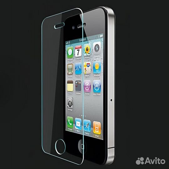 Защитное стекло дисплея Tempered Glass iPhone 4