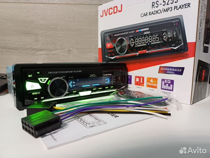 Новая магнитола JVC jd 525 с Bluetooth