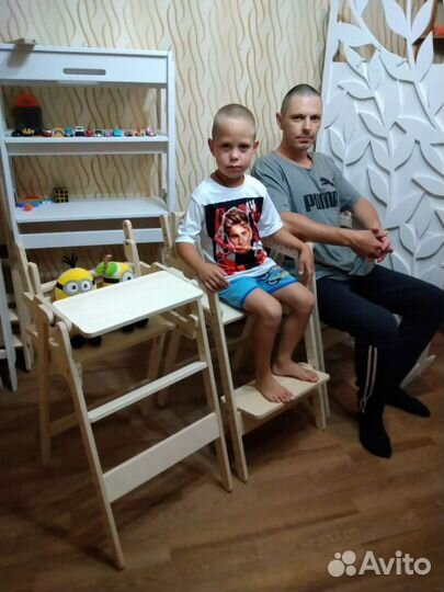 Стульчик для кормления, стул растущий