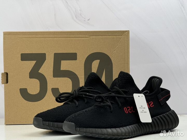 Кроссовки Adidas Yееzy Boost 350 V2 Black Red