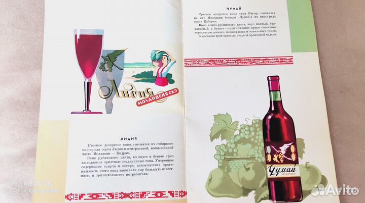Буклет Продинторг Вина Молдавии
