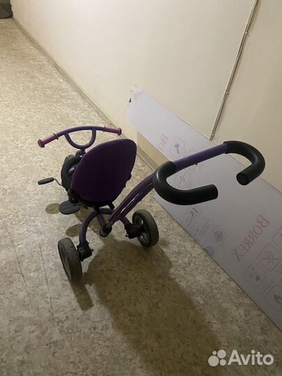 Велосипед коляска с ручкой