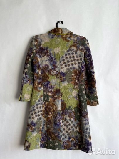 Шерстяное пальто Etro Made in Italy