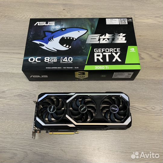 Видеокарта RTX 3060TI 8GB Asus Megaladon