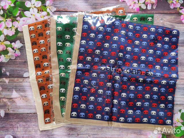 Шейный платок шелк новый