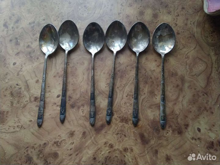 Чайные ложки СССР нержавейка елка