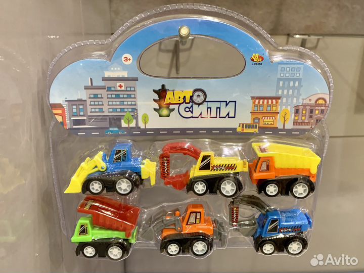 Игрушка набор машинок 6в1 ABtoys