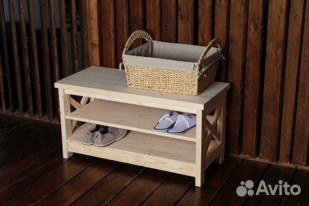 Тумбочка обувница в стиле «Прованс»