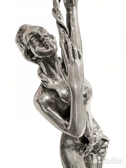 Подставка по бутылку вина из серебра