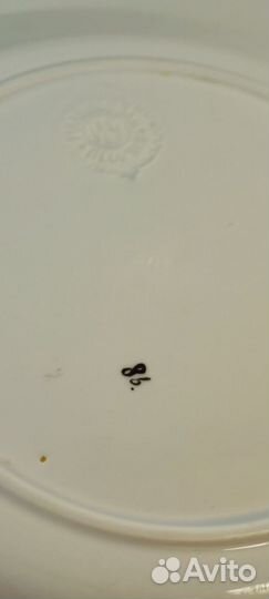 Мальцов завод Песочня редкая коллекционная тарелка