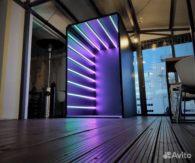 Неоновый тоннель Фотозона