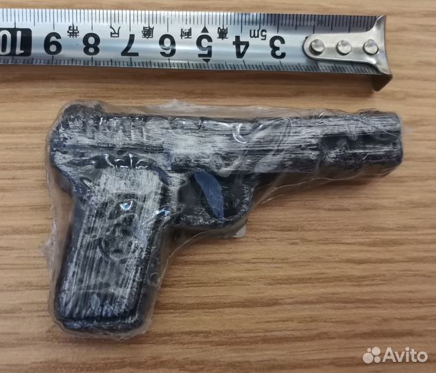 Подарок Мыло фигурное Пистолет ручной работы