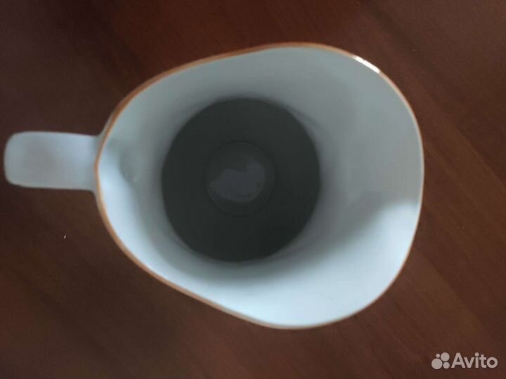 Набор блюдо+кувшин, фарфор Коростенский