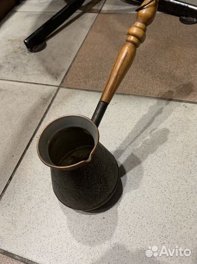 Турка для кофе медная