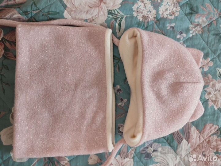 Шапка зимняя для девочки 39-42