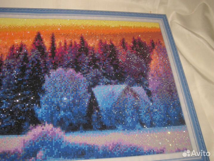 Две новые картины - алмазная мозаика и другая