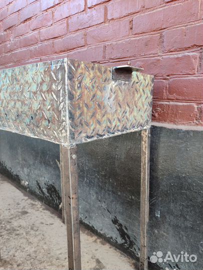 Мангал из листового железа чечевица 3 мм