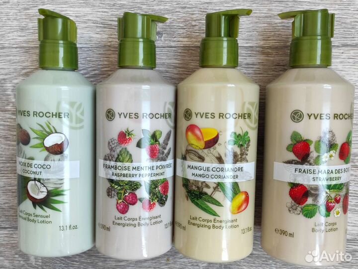 Гели для душа, жид. мыло, молочко для тела Ив Роше