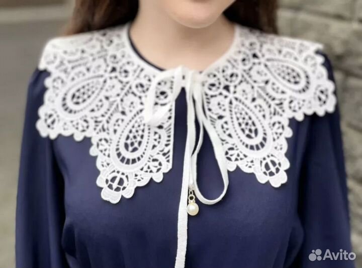 Воротник съемный белый