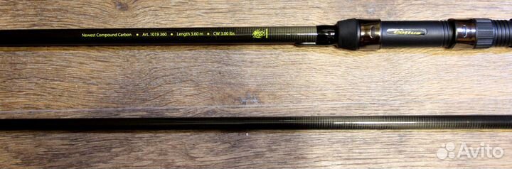 Карповое удилище Cottus Steellex Carp 3.6m 3lb