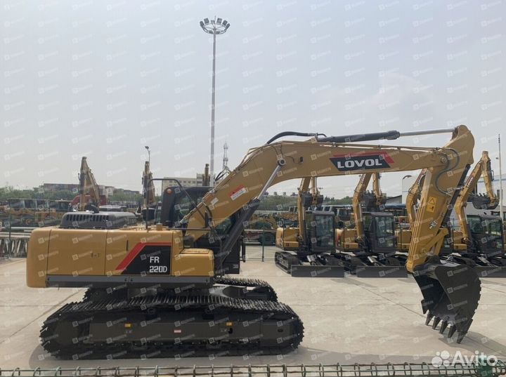 Гусеничный экскаватор Lovol FR220D, 2024