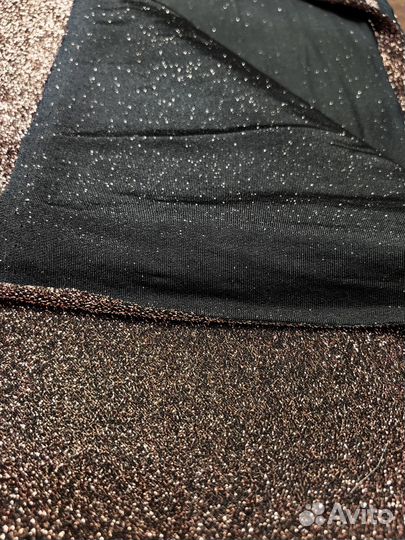 Отрез ткани. Трикотаж с люрексом