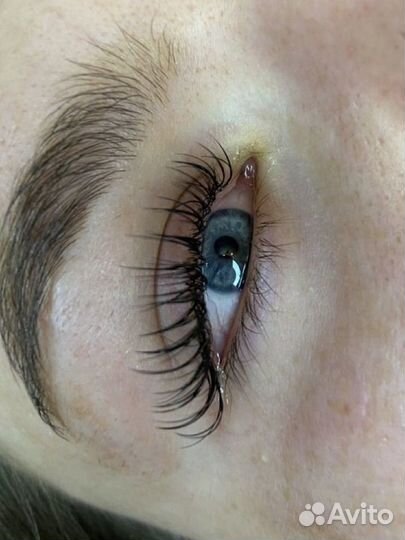 Наращивание ресниц.ламинирование ресниц и бровей