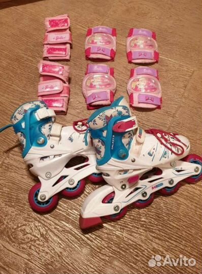 Роликовые коньки детские разноразмерные