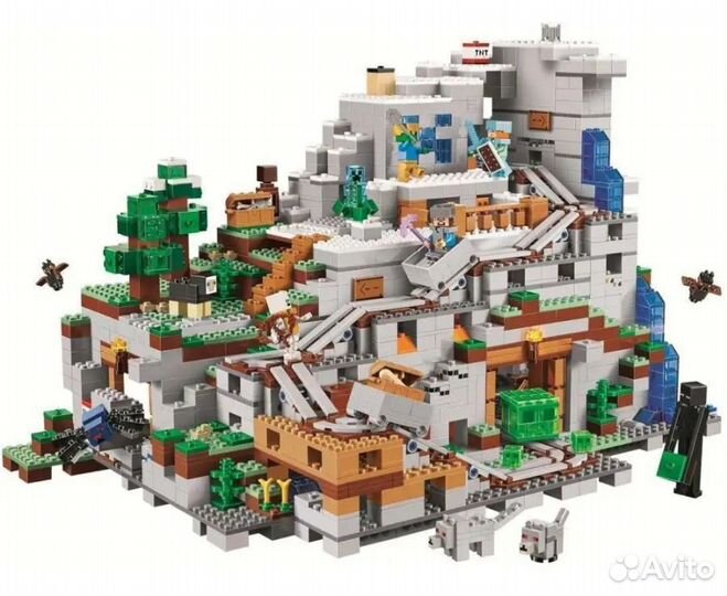 Конструктор Майнкрафт Горная пещера