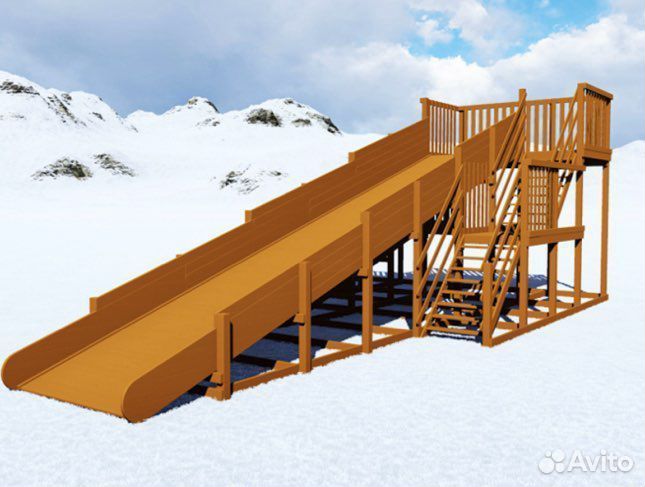 Зимняя горка