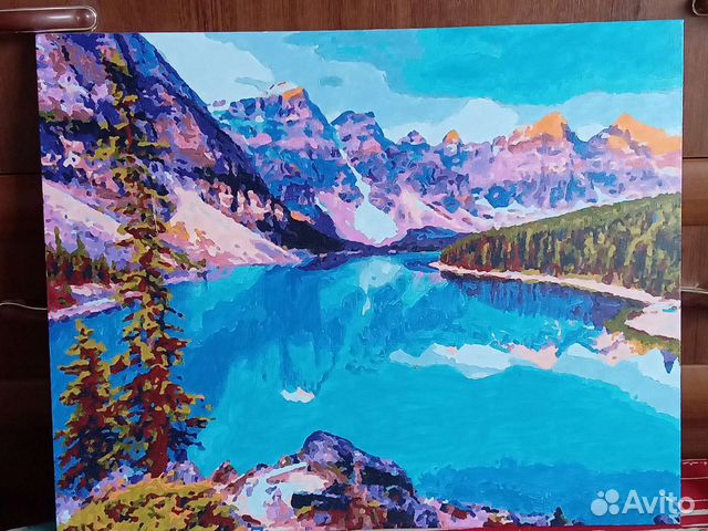 Картины по номерам раскрашенная