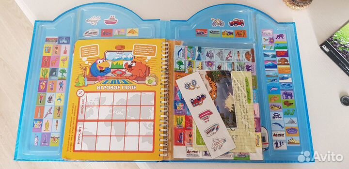 Обучающая книга с карточками