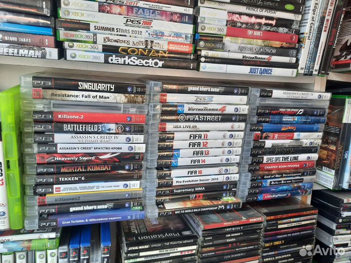 Игровые диски на ps3