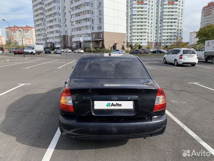 Hyundai Accent 1.5 МТ, 2006, 119 000 км
