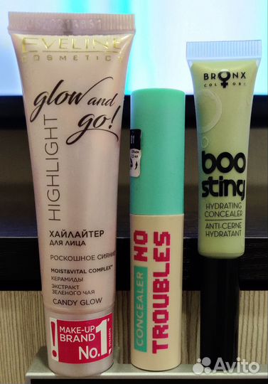 Новые beauty bomb консилер, eveline хайлайтер