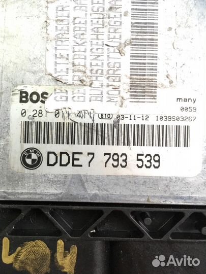 Эбу 0281011411 BMW E46 2.0D