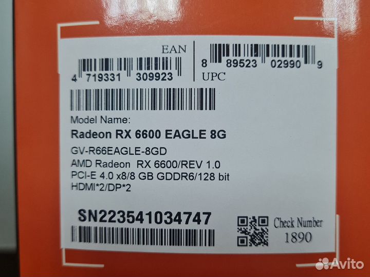 Видеокарта amd radeon rx 6600