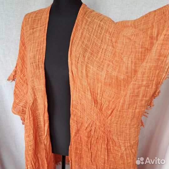 Накидка пляжная лен рами новая