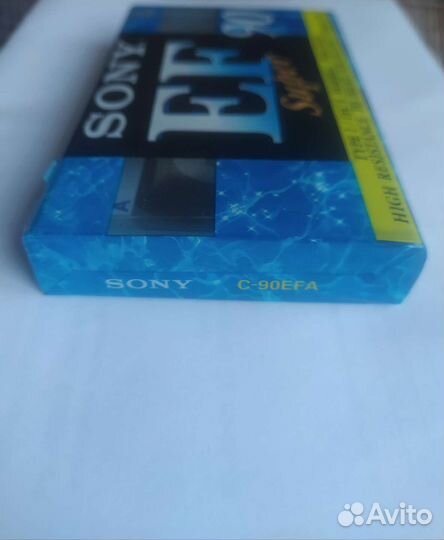 Аудиокассета Sony EF90 Super нераспечатанная