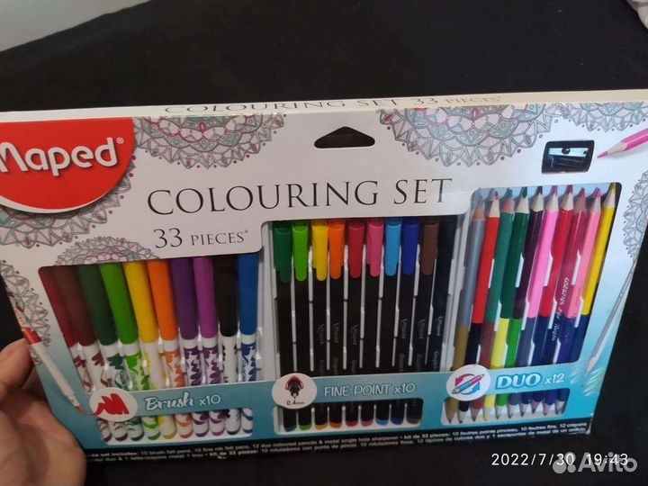 Набор для творчества, 33шт, фломастеры