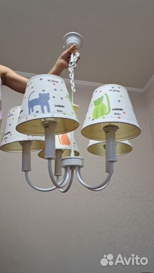 Люстра потолочная бу детская